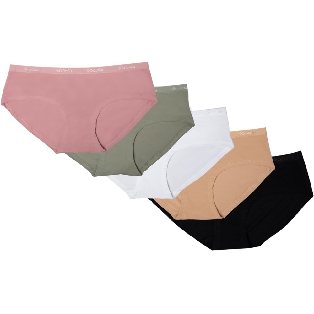 Columbia Women's Panties - Pink, Green, White, Tan, Black